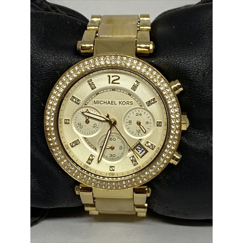 Michael Kors Parker MK5632 Womens Stainless Steel Analog Dial Quartz Watch UC459 - Picture 2 of 12
